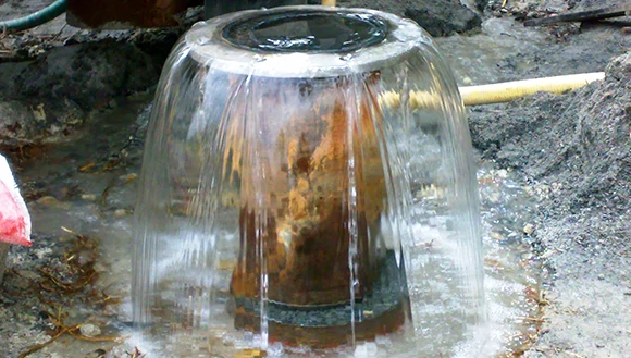 Sodium chlorite for water wells